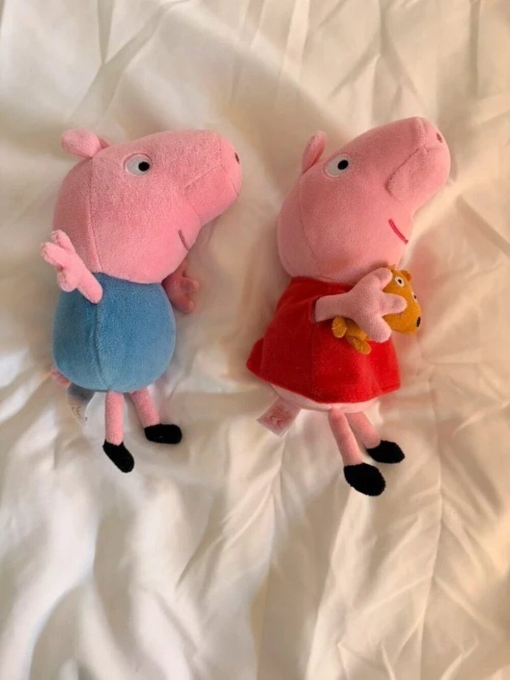 Peppa Pig and George plush